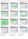 Kalender 2023 mit Ferien und Feiertagen Odsherred