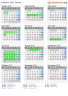 Kalender 2023 mit Ferien und Feiertagen Samsø