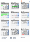 Kalender 2023 mit Ferien und Feiertagen Sønderborg