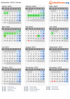Kalender 2023 mit Ferien und Feiertagen Varde