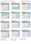 Kalender 2023 mit Ferien und Feiertagen Vesthimmerlands