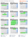 Kalender 2023 mit Ferien und Feiertagen Baden-Württemberg