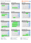 Kalender 2023 mit Ferien und Feiertagen Saarland