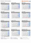 Kalender 2023 mit Ferien und Feiertagen Dschibuti