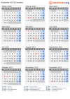 Kalender 2023 mit Ferien und Feiertagen Ecuador