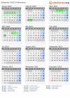 Kalender 2023 mit Ferien und Feiertagen Pirkanmaa