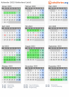 Kalender 2023 mit Ferien und Feiertagen Gelderland (süd)