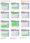 Kalender 2023 mit Ferien und Feiertagen Zeeland