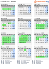 Kalender 2023 mit Ferien und Feiertagen Marken