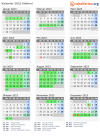 Kalender 2023 mit Ferien und Feiertagen Südtirol