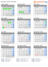 Kalender 2023 mit Ferien und Feiertagen Venetien