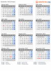 Kalender 2023 mit Ferien und Feiertagen Kenia