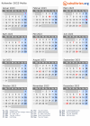Kalender 2023 mit Ferien und Feiertagen Malta