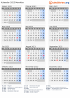 Kalender 2023 mit Ferien und Feiertagen Marokko