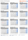 Kalender 2023 mit Ferien und Feiertagen Mongolei