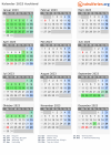 Kalender 2023 mit Ferien und Feiertagen Auckland