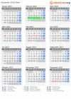Kalender 2023 mit Ferien und Feiertagen Oslo