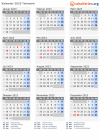 Kalender 2023 mit Ferien und Feiertagen Telemark