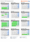Kalender 2023 mit Ferien und Feiertagen Karpatenvorland