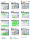 Kalender 2023 mit Ferien und Feiertagen Rheinland-Pfalz