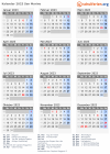 Kalender 2023 mit Ferien und Feiertagen San Marino