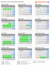 Kalender 2023 mit Ferien und Feiertagen Schleswig-Holstein