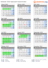Kalender 2023 mit Ferien und Feiertagen Appenzell Ausserrhoden
