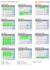 Kalender 2023 mit Ferien und Feiertagen Basel-Land