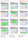 Kalender 2023 mit Ferien und Feiertagen Schwyz