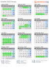 Kalender 2023 mit Ferien und Feiertagen Thurgau