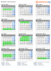 Kalender 2023 mit Ferien und Feiertagen Zürich