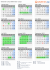 Kalender 2023 mit Ferien und Feiertagen Böhmisch Leipa