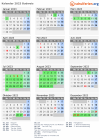 Kalender 2023 mit Ferien und Feiertagen Budweis