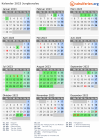 Kalender 2023 mit Ferien und Feiertagen Jungbunzlau