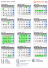 Kalender 2023 mit Ferien und Feiertagen Karwin