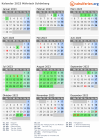 Kalender 2023 mit Ferien und Feiertagen Mährisch Schönberg