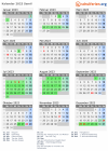 Kalender 2023 mit Ferien und Feiertagen Semil