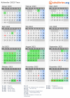 Kalender 2023 mit Ferien und Feiertagen Taus