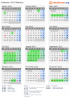 Kalender 2023 mit Ferien und Feiertagen Wischau