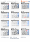 Kalender 2023 mit Ferien und Feiertagen Vereinigte Arabische Emirate
