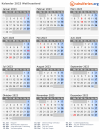 Kalender 2023 mit Ferien und Feiertagen Weißrussland