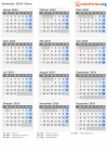 Kalender 2024 mit Ferien und Feiertagen China