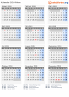 Kalender 2024 mit Ferien und Feiertagen Polen