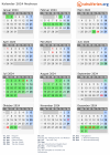 Kalender 2024 mit Ferien und Feiertagen Neuhaus