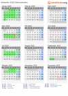 Kalender 2025 mit Ferien und Feiertagen Südaustralien