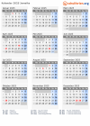 Kalender 2025 mit Ferien und Feiertagen Jamaika