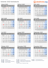 Kalender 2025 mit Ferien und Feiertagen Kambodscha
