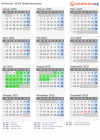 Kalender 2025 mit Ferien und Feiertagen Niedersachsen