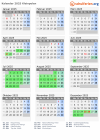 Kalender 2025 mit Ferien und Feiertagen Kleinpolen