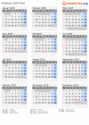 Kalender 2025 mit Ferien und Feiertagen Genf